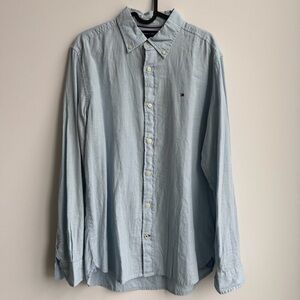 Tommy Hilfiger Light Blue Linen Shirt